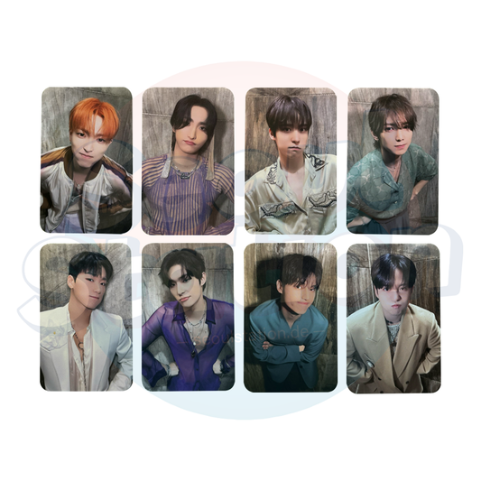 ATEEZ - GOLDEN HOUR Part.1 - TokToQ Platform Ver. Photo Card (Orange Back)
