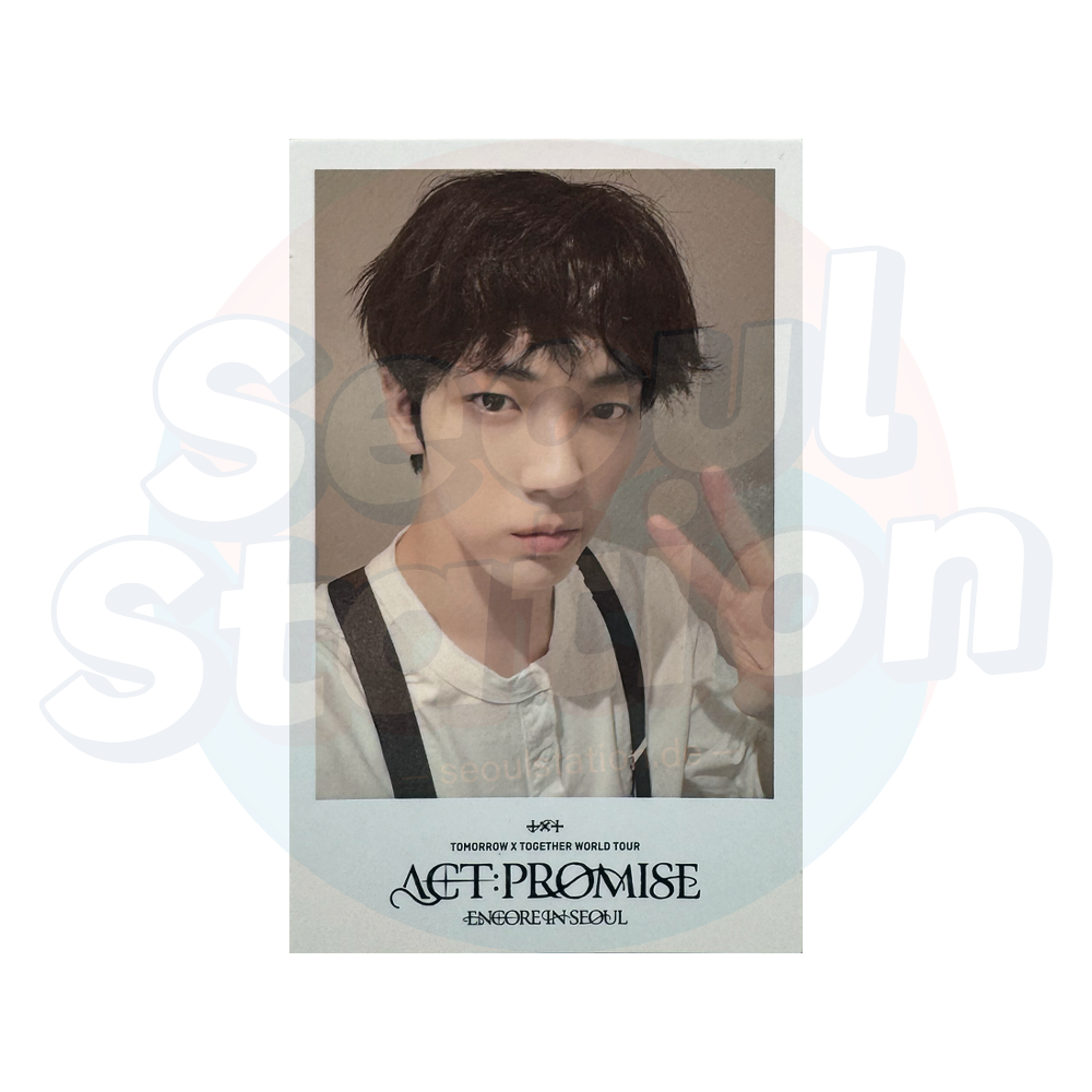 TXT - 'ACT: PROMISE' World Tour - ENCORE IN SEOUL - WEVERSE Polaroid soobin