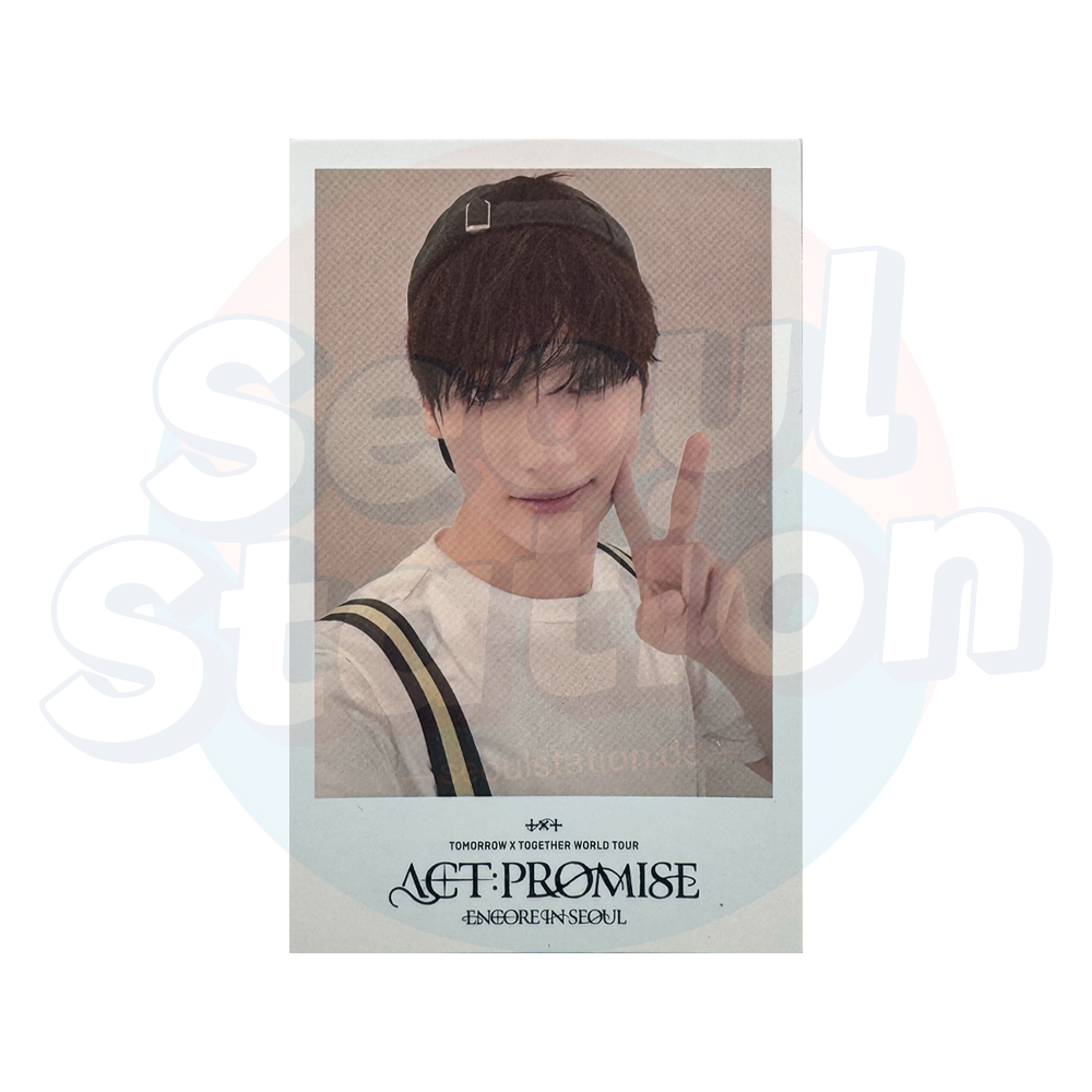 TXT - 'ACT: PROMISE' World Tour - ENCORE IN SEOUL - WEVERSE Polaroid huening kai