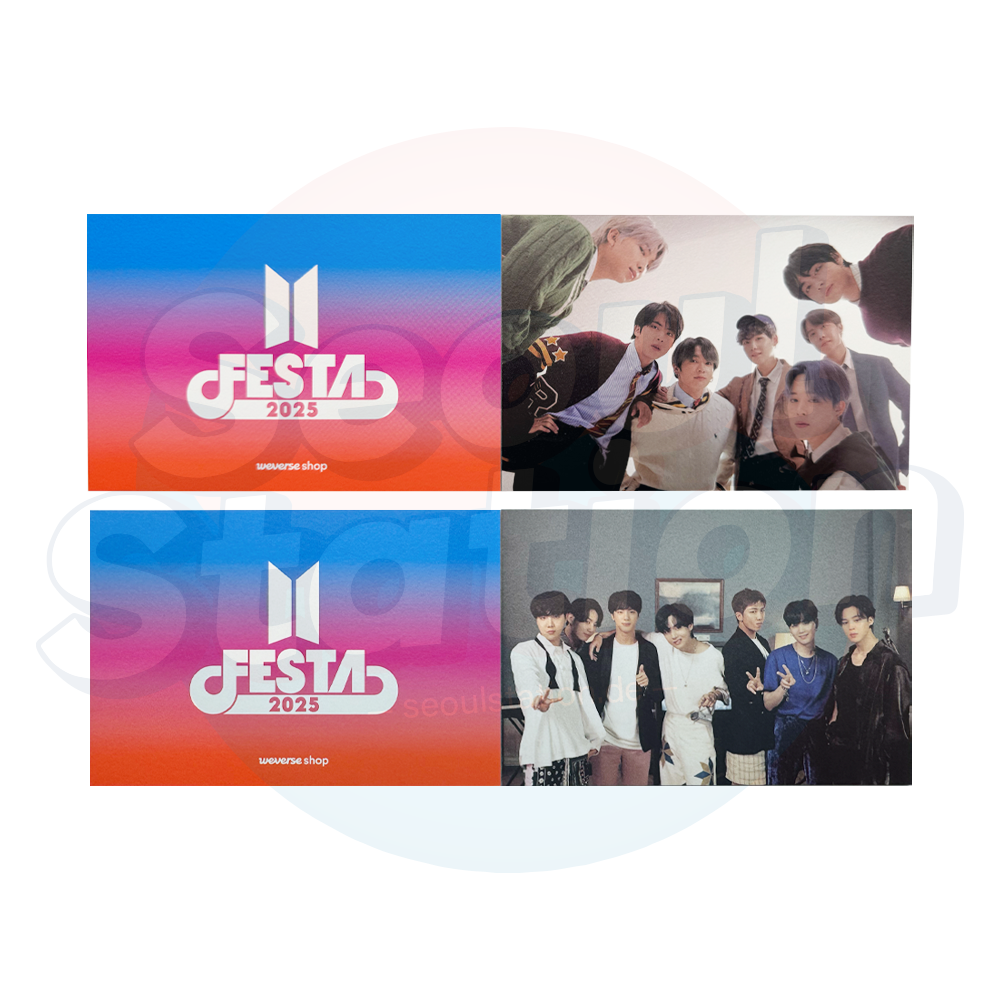 BTS - "2025 BTS FESTA" Capsule Album Vol.1 - WEVERSE Postcard Set