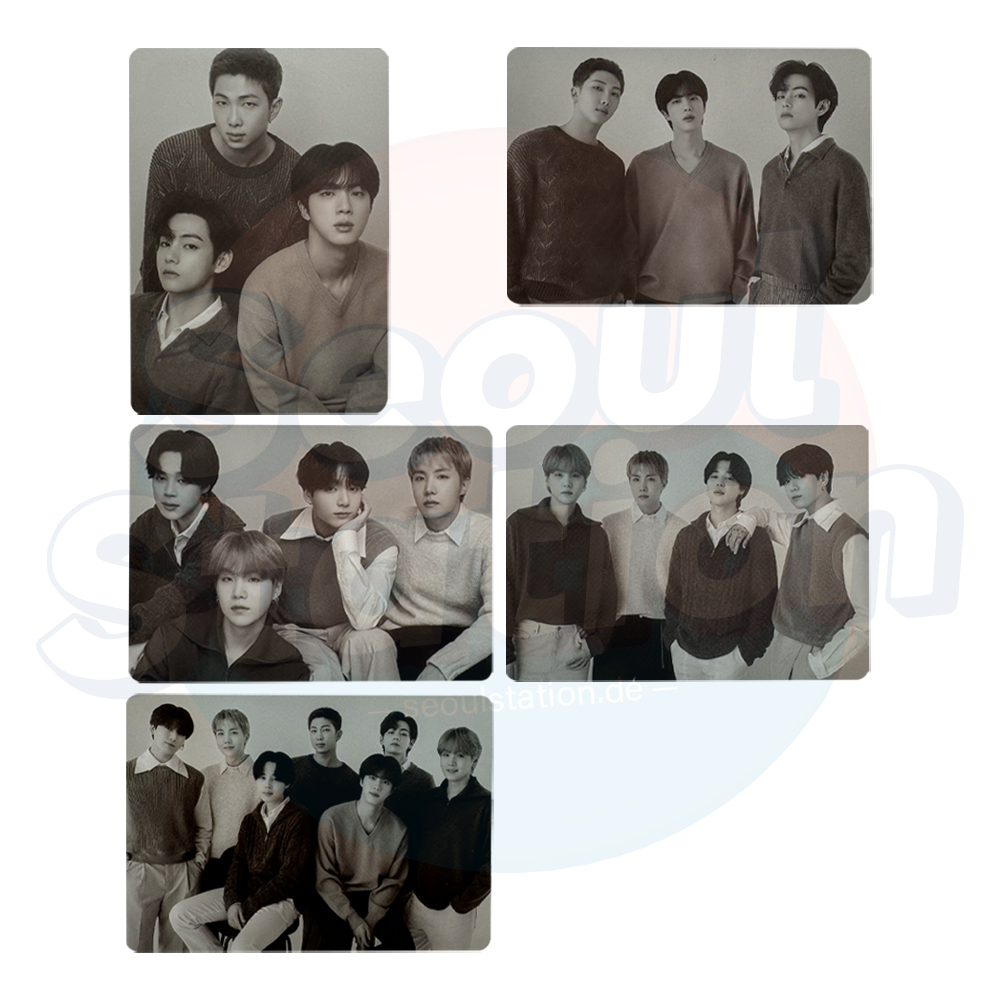 BTS - POP-UP : MONOCHROME - MNCR Mini Photo Card - UNIT Ver