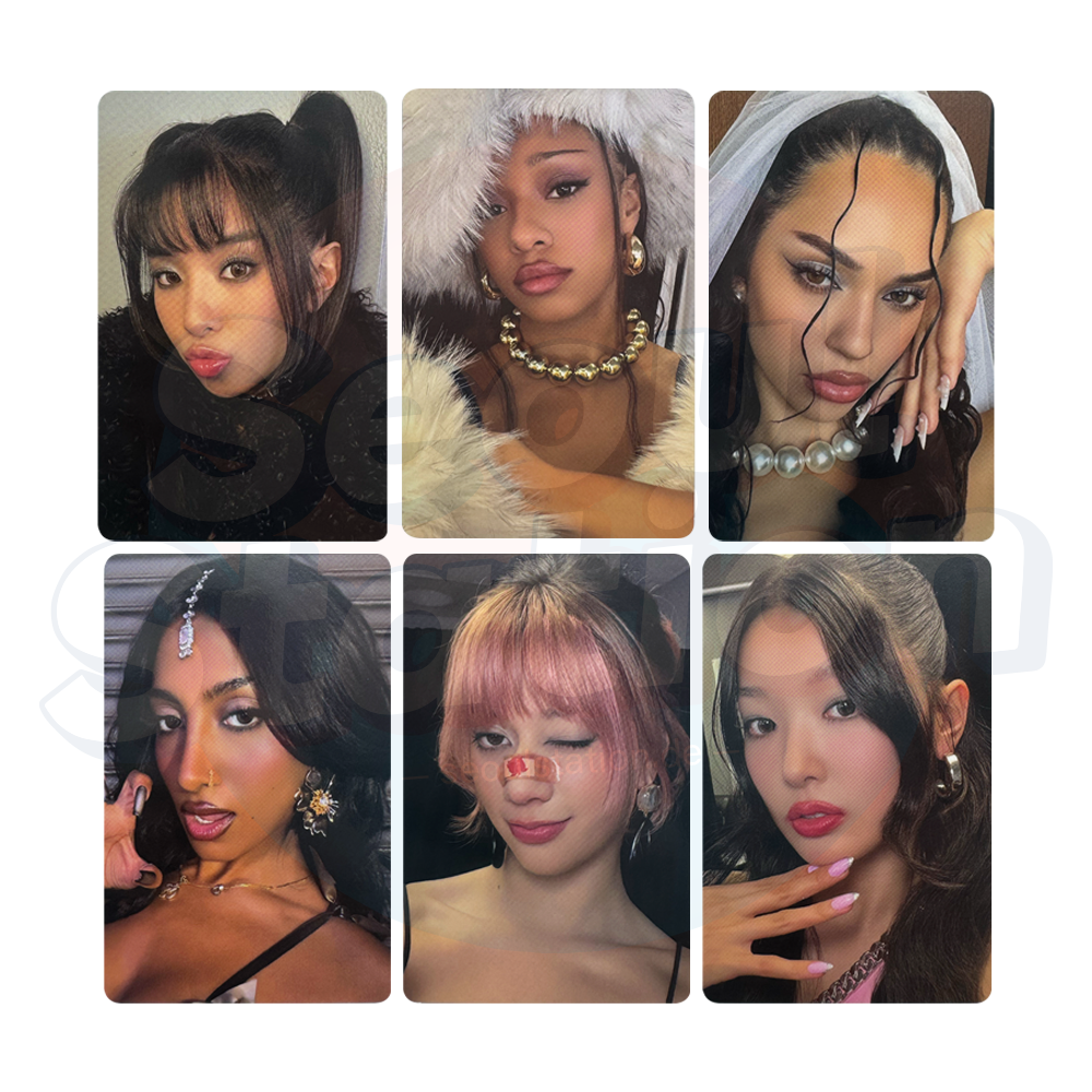 KATSEYE - 2nd EP 'BEAUTIFUL CHAOS' - Random Trading Card - SET B (Yellow) jewelry ver.