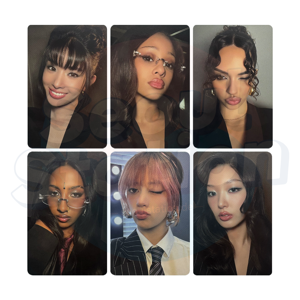 KATSEYE - 2nd EP 'BEAUTIFUL CHAOS' - Random Trading Card - SET A (Red) nude ver.