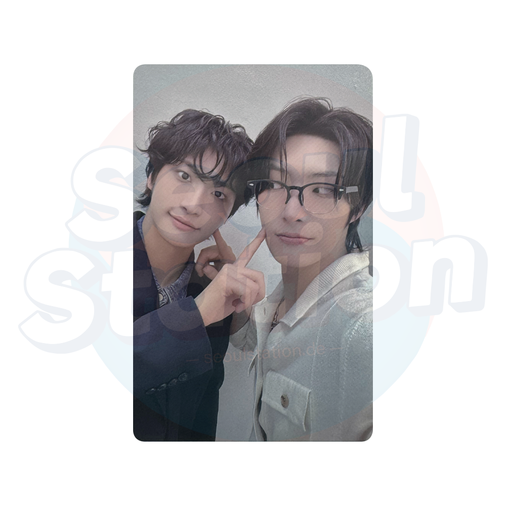 ATEEZ - GOLDEN HOUR Part.3 - TOKTOQ Lucky Draw Double Sided UNIT Photocard seonghwa & mingi