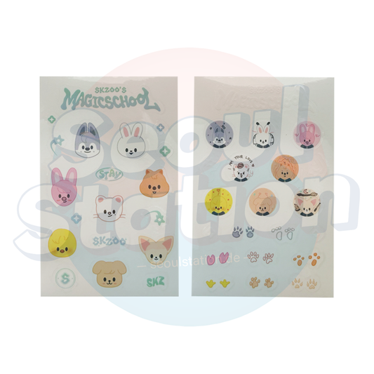 Stray Kids - 4TH FANMEETING 'SKZ'S MAGIC SCHOOL IN BUSAN' - Carrier Sticker Sheet