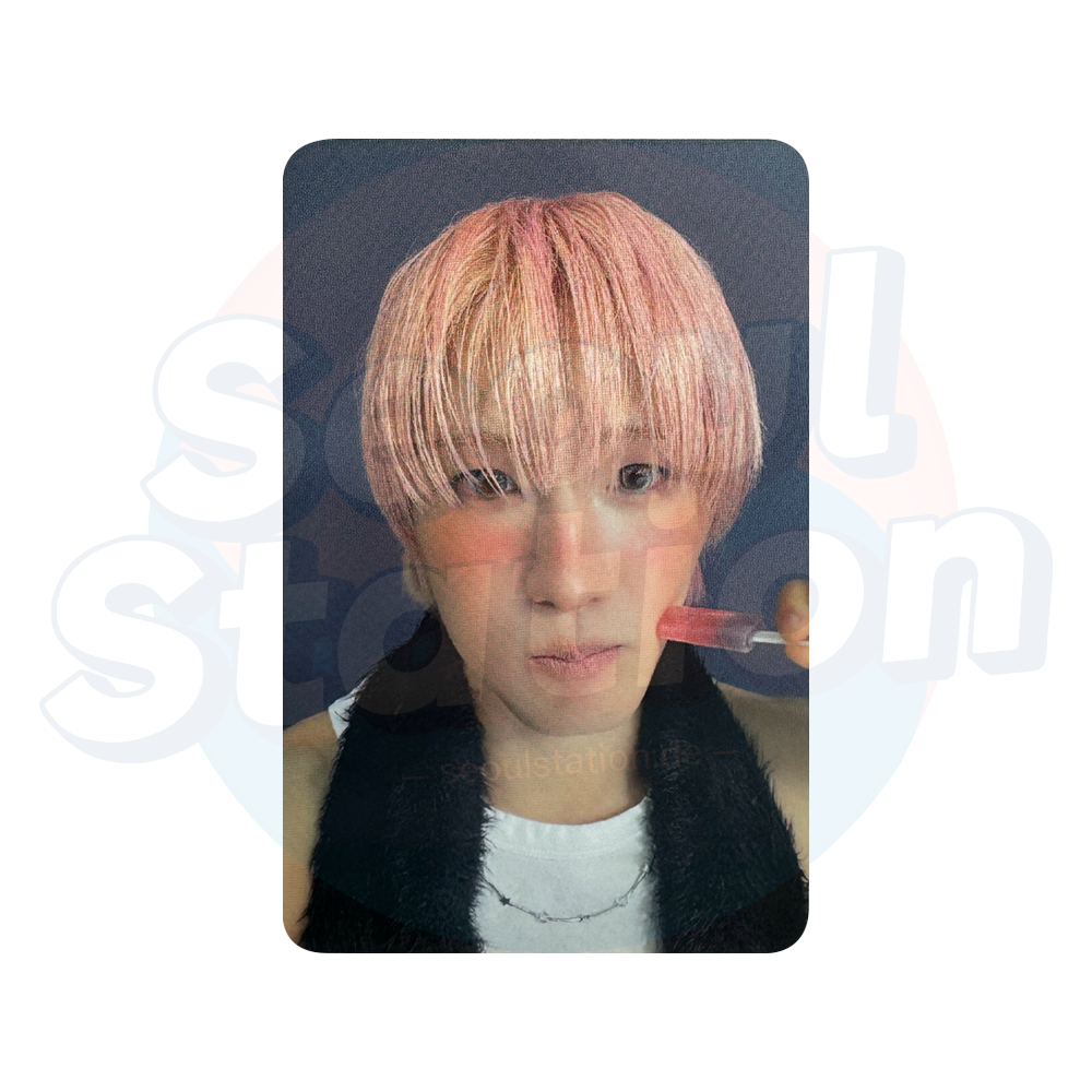 P1Harmony - 8th Mini Album 'DUH!' - APPLE MUSIC Photo Card (GREY BACK) soul