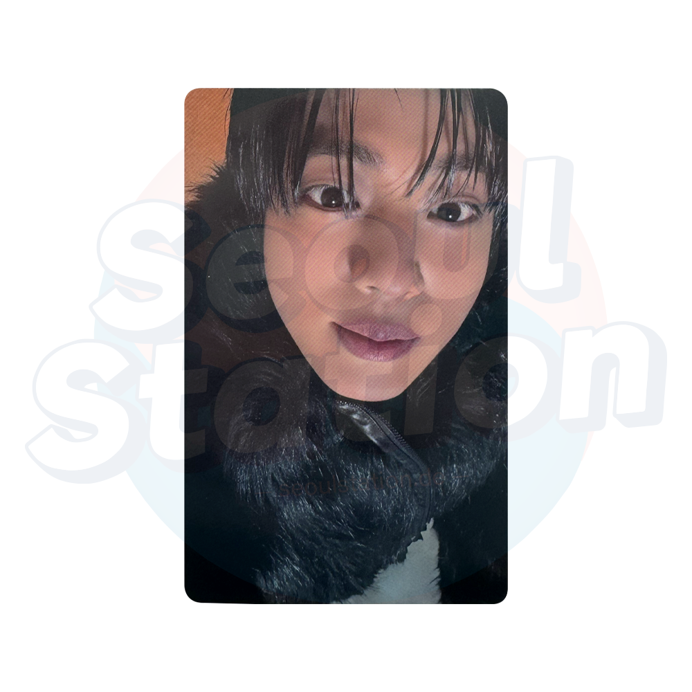 JIN - ECHO - WEVERSE Early Bird Photo Card (Pink back) close up