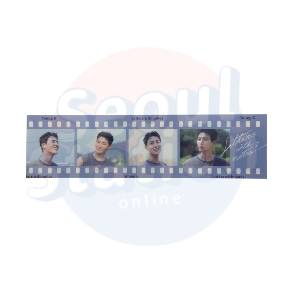 YOUNG.K - LETTERS WITH NOTES - 1st Full Album - 4 Cut Filmstrip Blue