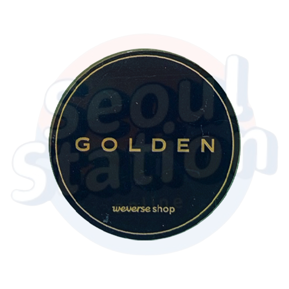 Jung Kook - GOLDEN - WEVERSE PopSocket black