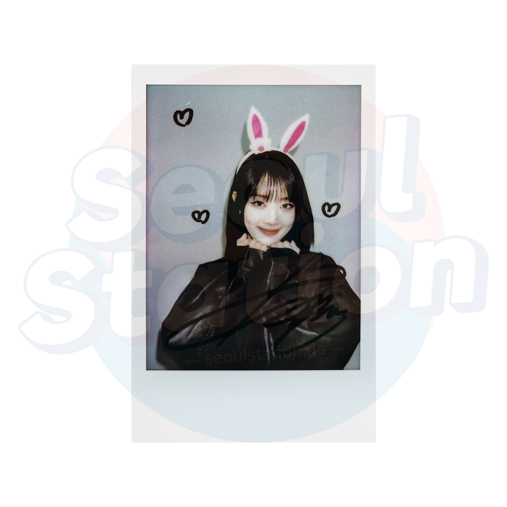 MINNIE of (G)I-DLE - 1st Mini Album 'HER' - SOUNDWAVE Lucky Draw POLAROID Photo Card bunny ears