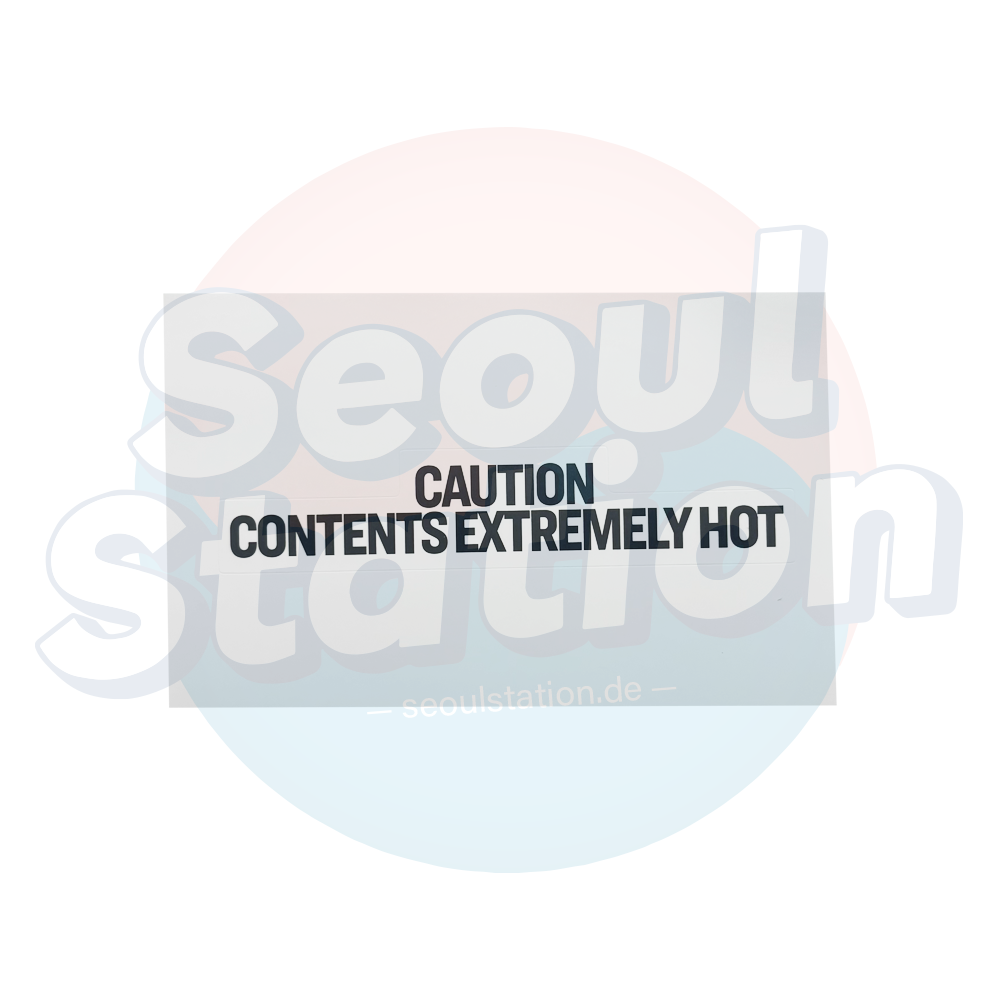 LE SSERAFIM - 5th Mini Album: HOT - WEVERSE Mini Sticker Caution