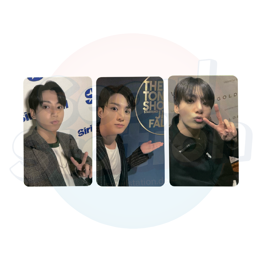 JUNG KOOK - GOLDEN - SOUNDWAVE 2nd Round Lucky Draw Photocard