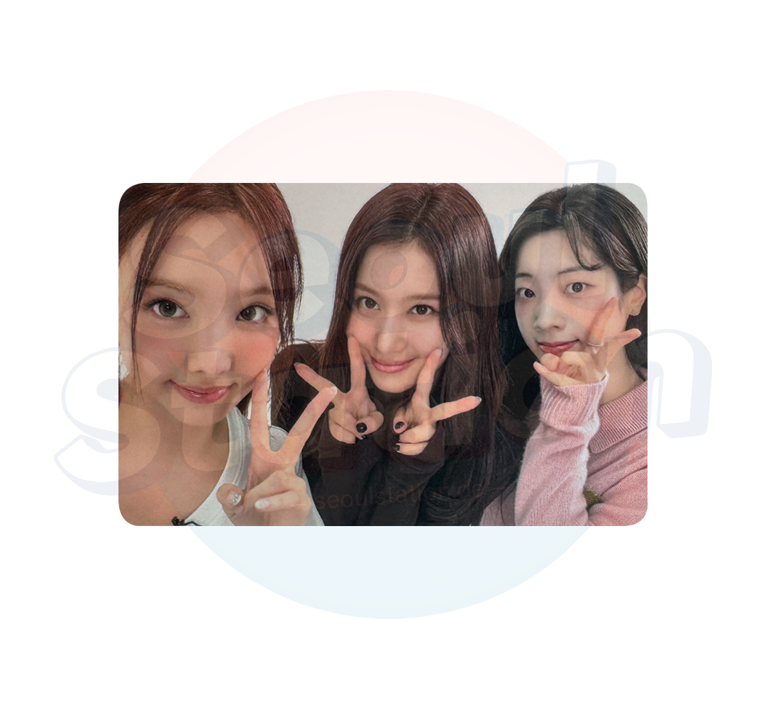 TWICE - 4th Full Album 'THIS IS FOR' - SOUNDWAVE Lucky Draw Photocard - UNIT Ver. unit 2 nayeon sana dahyun