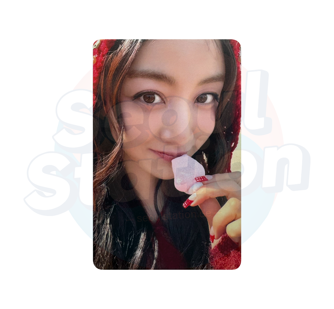 TWICE - 4th Full Album 'THIS IS FOR' - SOUNDWAVE Lucky Draw Photocard - SET A (Strawberry) jihyo