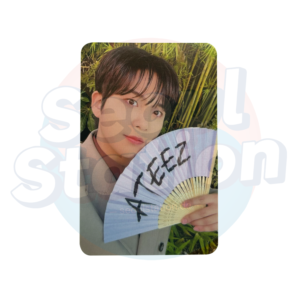 ATEEZ - GOLDEN HOUR Part.1 - Soundwave Lucky Draw Photo Card (Golden Letters) Jongho