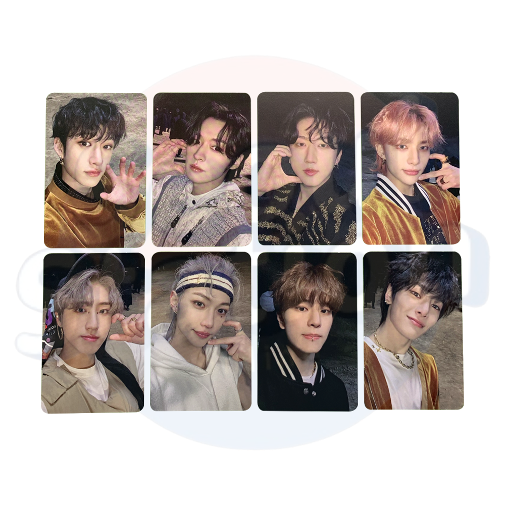 Stray Kids - The 3rd Album '5-STAR' - Soundwave 1st Round Lucky Draw Event Photo Card (Dark Grey Back)