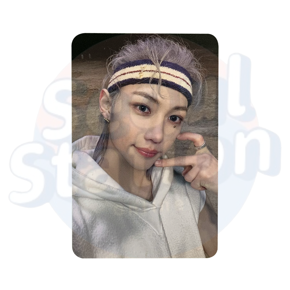 Stray Kids - The 3rd Album '5-STAR' - Soundwave 1st Round Lucky Draw Event Photo Card (Dark Grey Back) Felix