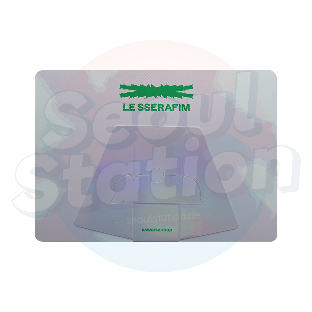 LE SSERAFIM - Japan 3rd Single 'CRAZY' - WEVERSE Holo Standing Photo