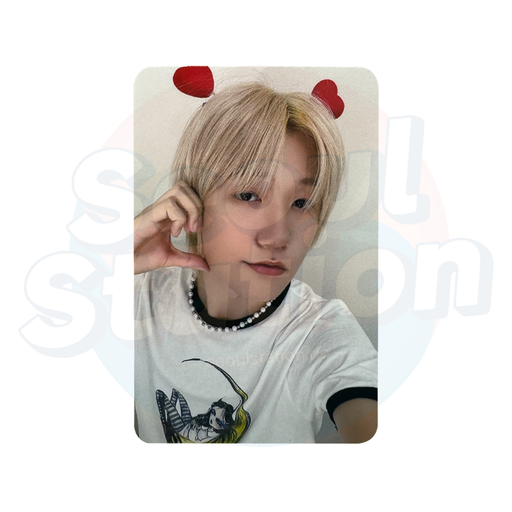 P1harmony - KILLIN IT (1ST FULL ALBUM) - Apple Music Lucky Draw Photo Card (PURPLE & MESSAGE back) jongseob