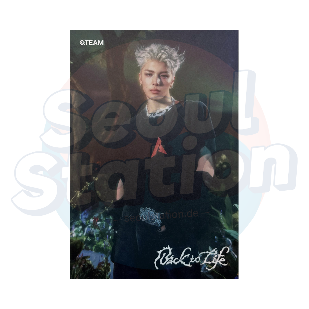 &TEAM - 1st Korean Mini Album 'BACK TO LIFE' - APPLE MUSIC Postcard Maki