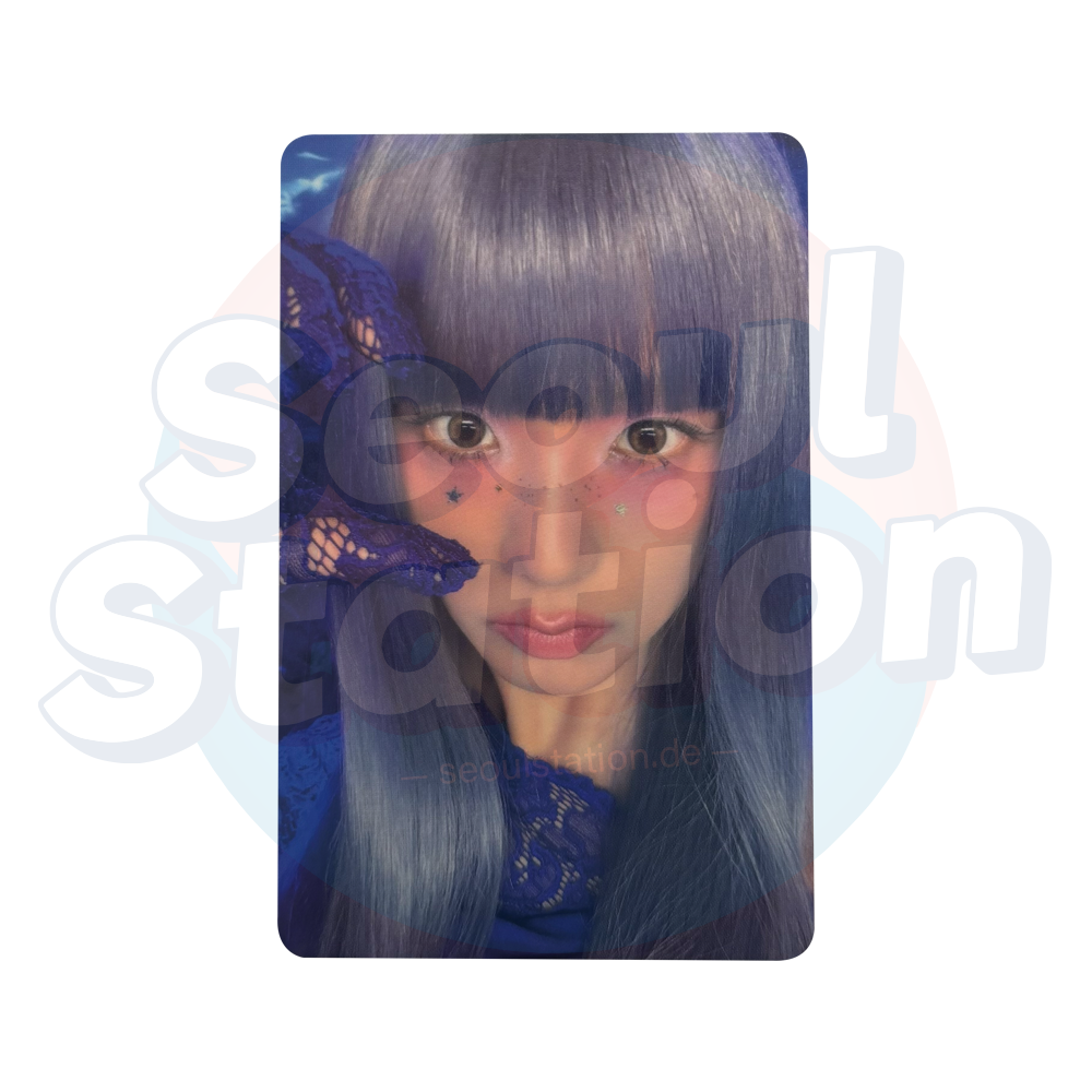 JISOO - 'AMORTAGE' - YG SELECT Photo Card Blue Lace