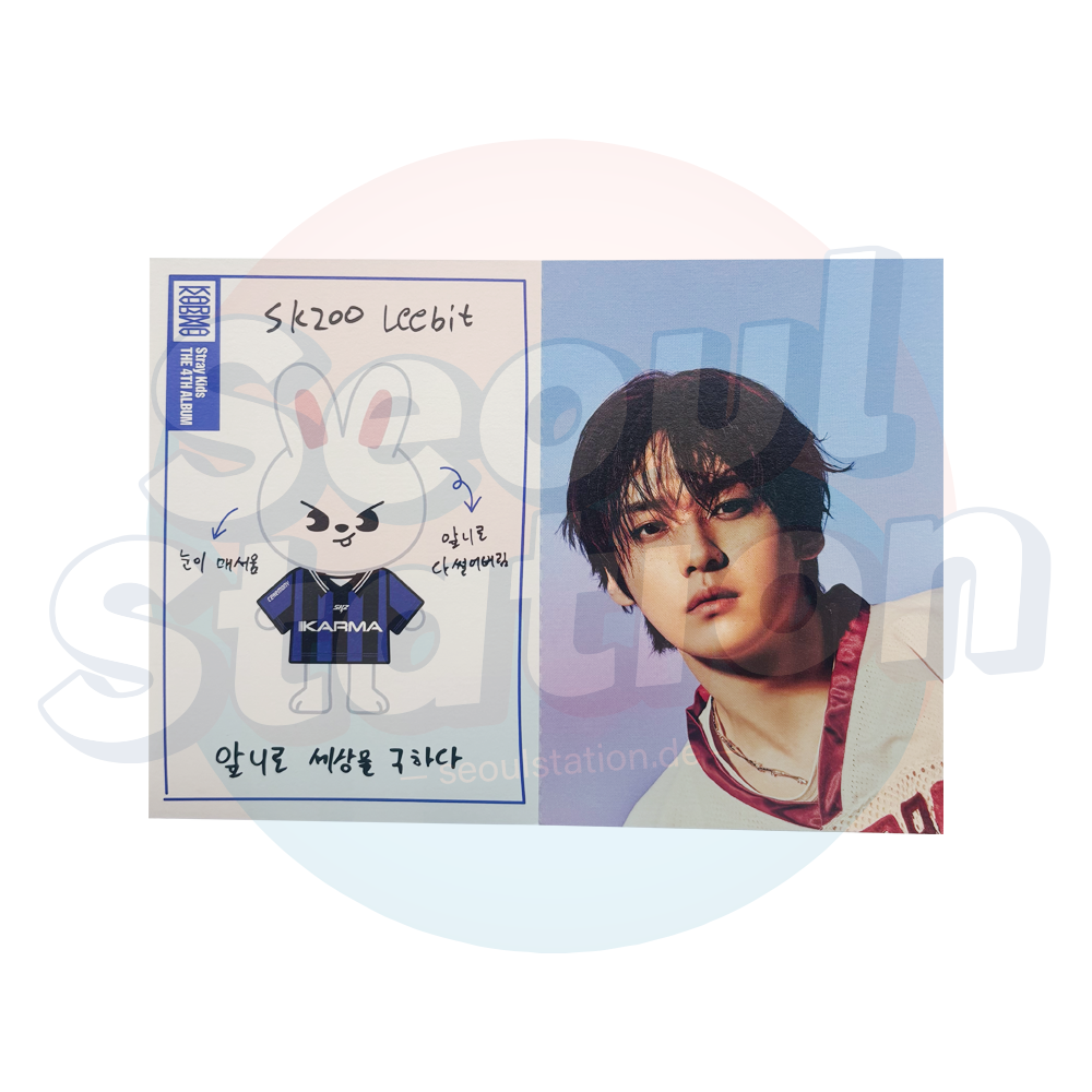 STRAY KIDS - KARMA - SKZOO Album Ver. - SKZOO Profile Card LeeKnow