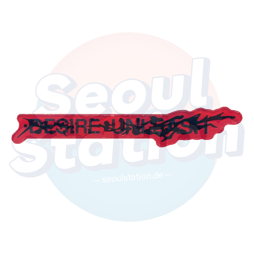 ENHYPEN - 6th Mini Album 'DESIRE: UNLEASH' - WEVERSE Pin Red