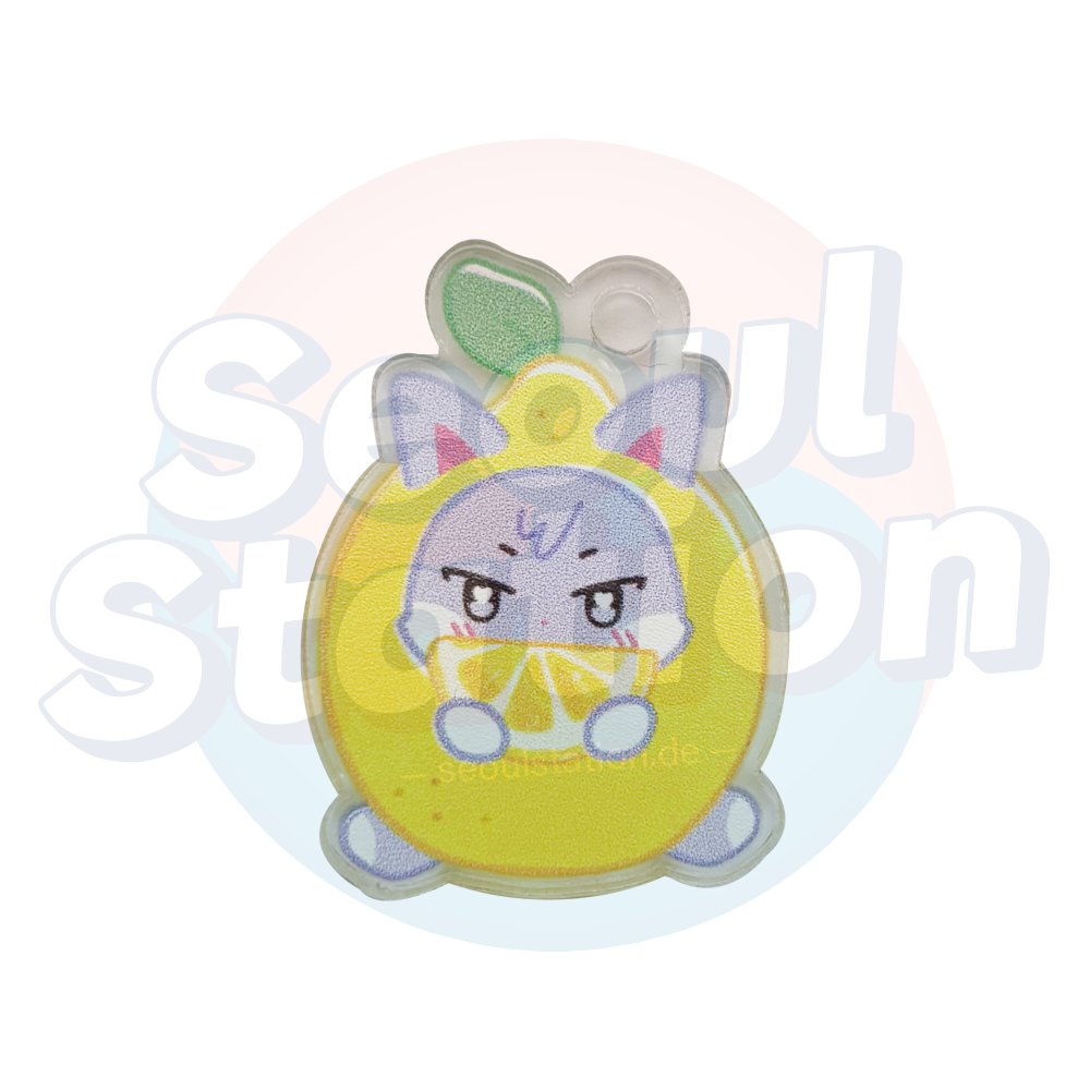 ATEEZ - GOLDEN HOUR Part.3 - SOUNDWAVE Keychain - ANITEEZ Ver. San