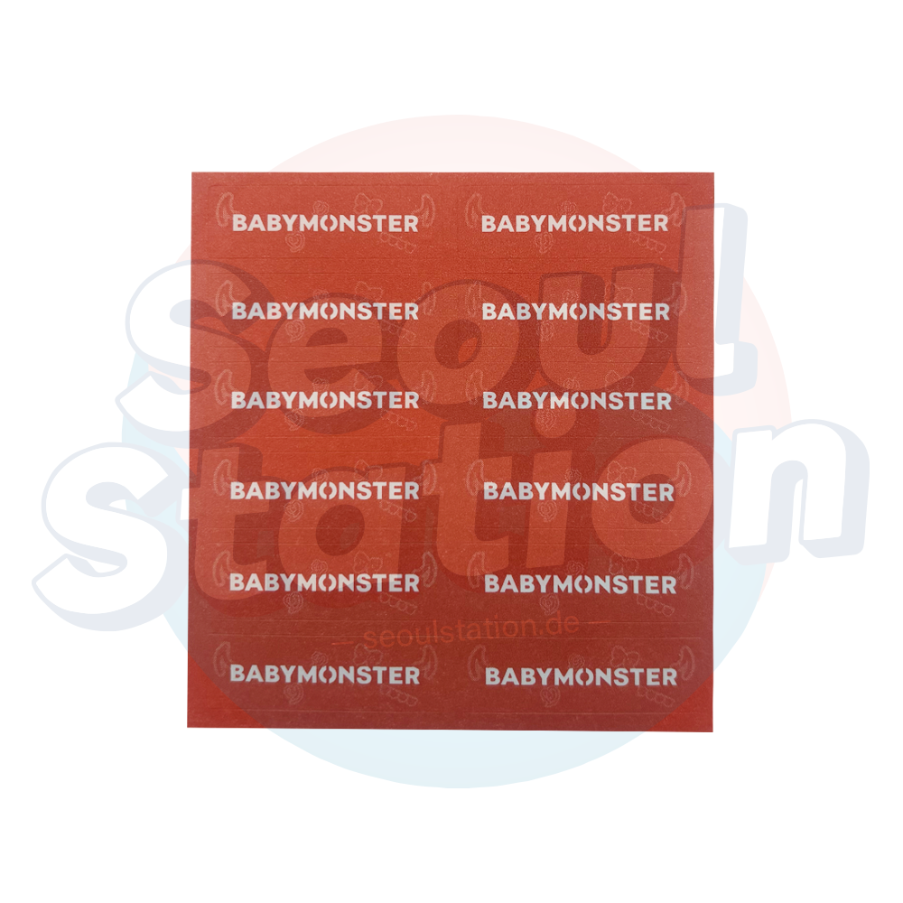 BABYMONSTER - 1st World Tour 2025 'HELLO MONSTERS' - Official MD Mini Sticker Sheet 1