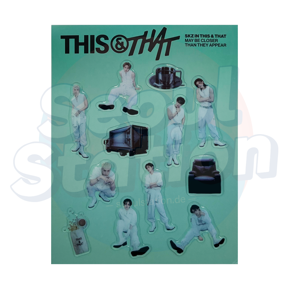 STRAY KIDS - 10th Mini Album 'THIS&THAT' (Truck Ver.) - LIMITED Ver. - Sticker Sheet