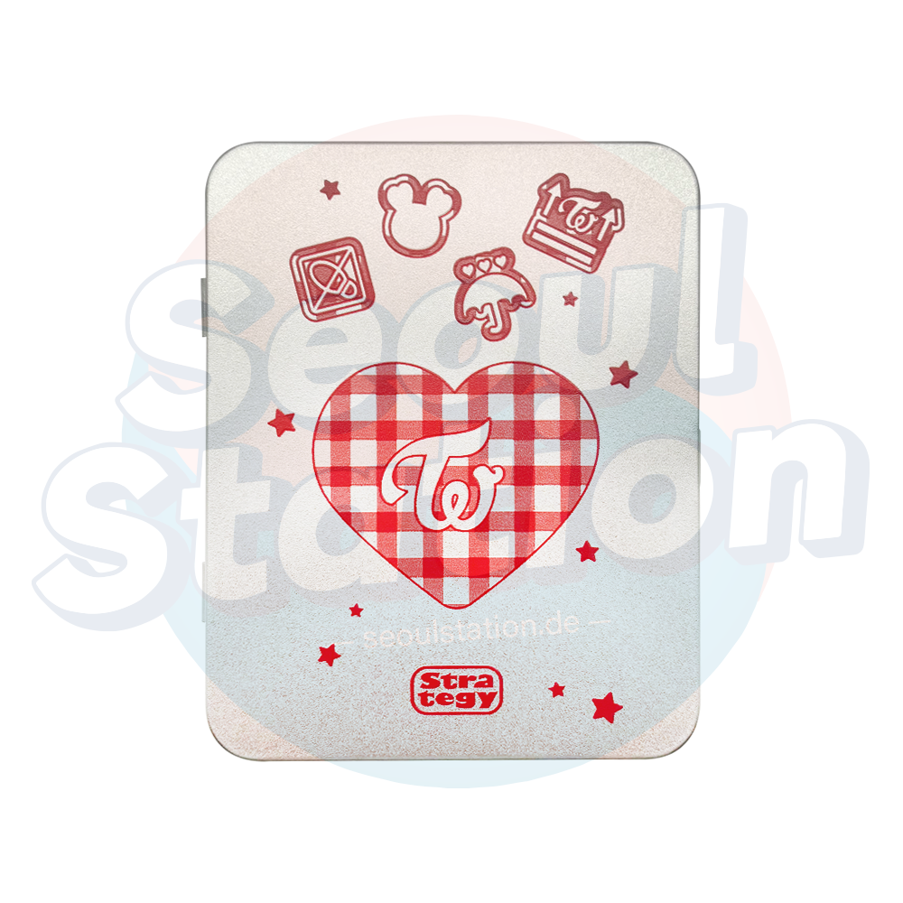 TWICE - 14th Mini Album 'STRATEGY' - Pop-Up in Seoul Tin Case Front