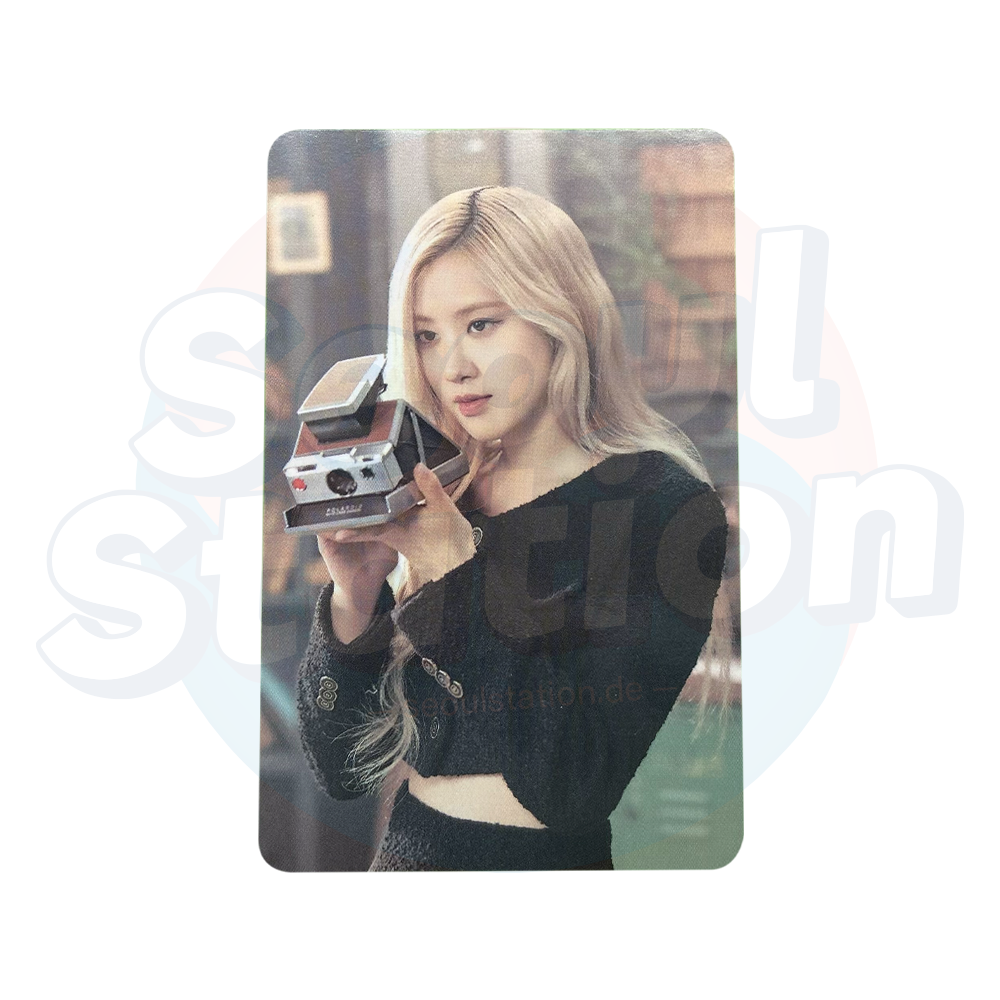 BLACKPINK - THE GAME - YG SELECT Photo Card (Pink Back) rose