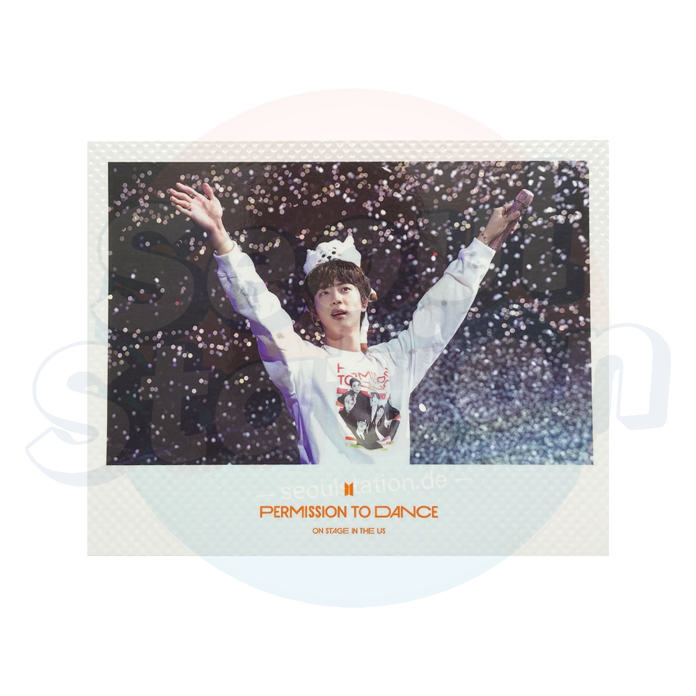 BTS - PERMISSION TO DANCE on Stage in the US - WEVERSE Polaroid jin
