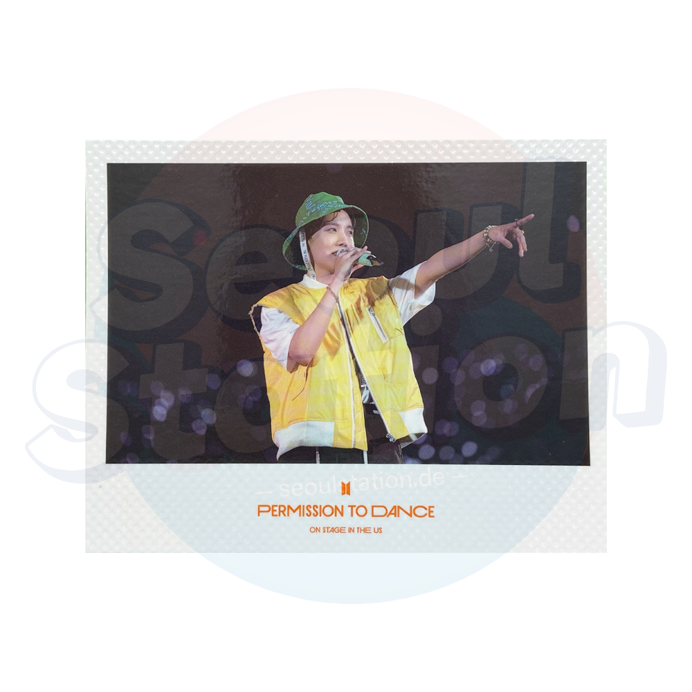 BTS - PERMISSION TO DANCE on Stage in the US - WEVERSE Polaroid j-hope