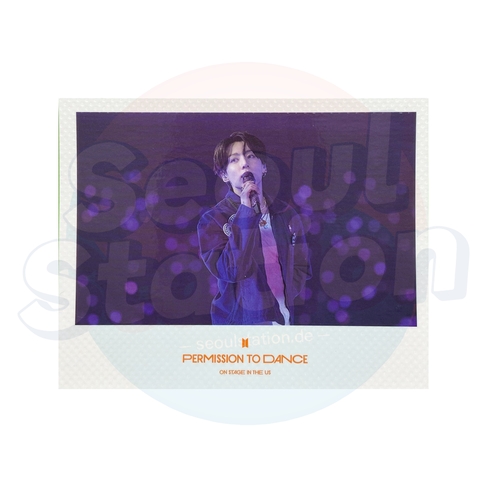 BTS - PERMISSION TO DANCE on Stage in the US - WEVERSE Polaroid jungkook