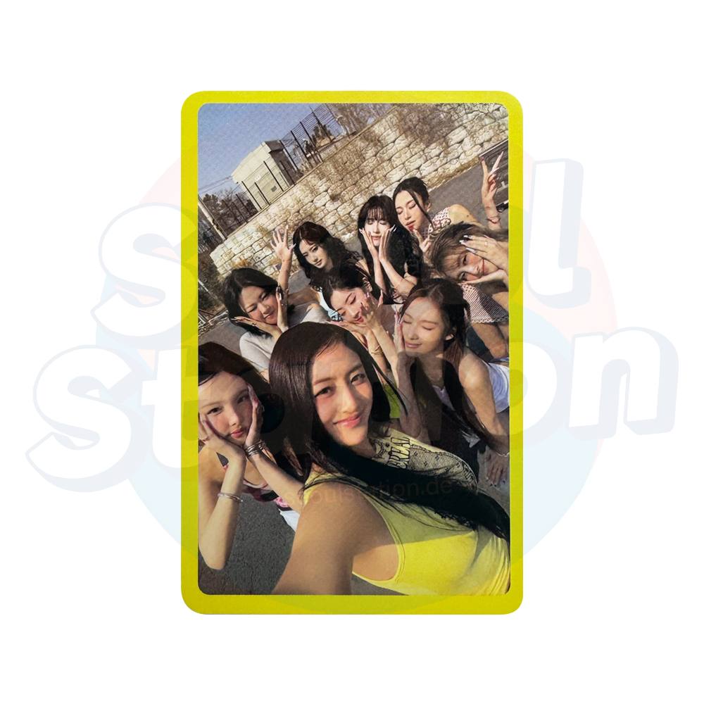 TWICE - 4th Full Album 'THIS IS FOR' - Photocard - SET B (Yellow) group