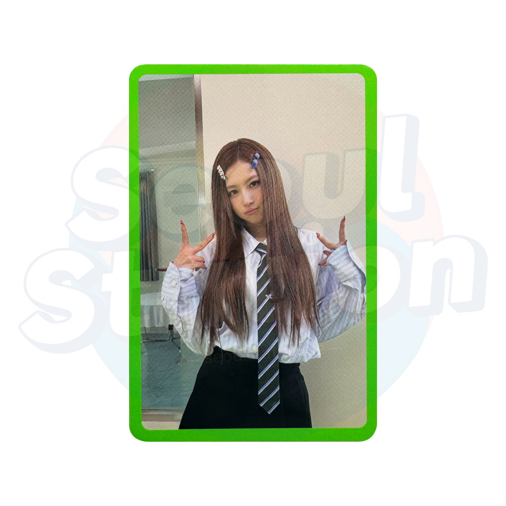 TWICE - 4th Full Album 'THIS IS FOR' - Photocard - SET A (Green) sana