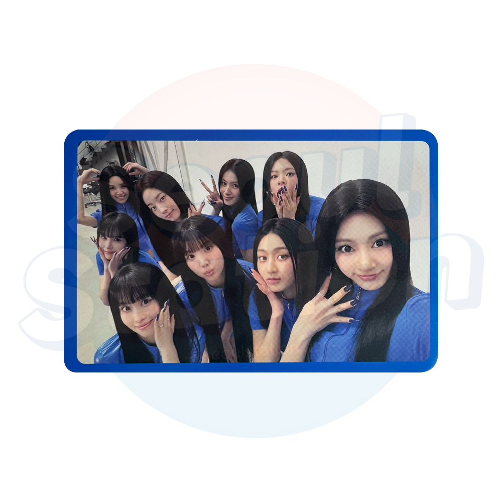 TWICE - 4th Full Album 'THIS IS FOR' - Photocard - SET C (Blue) group