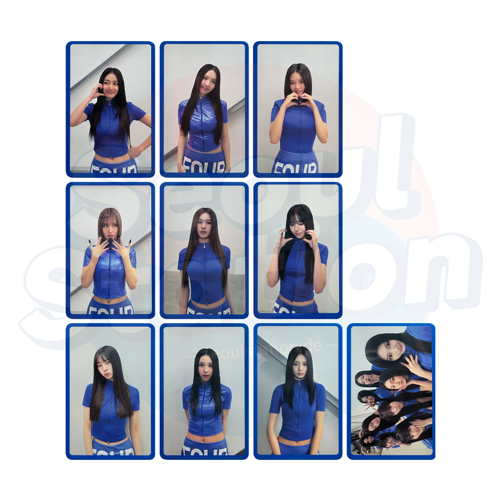 TWICE - 4th Full Album 'THIS IS FOR' - Photocard - SET C (Blue)