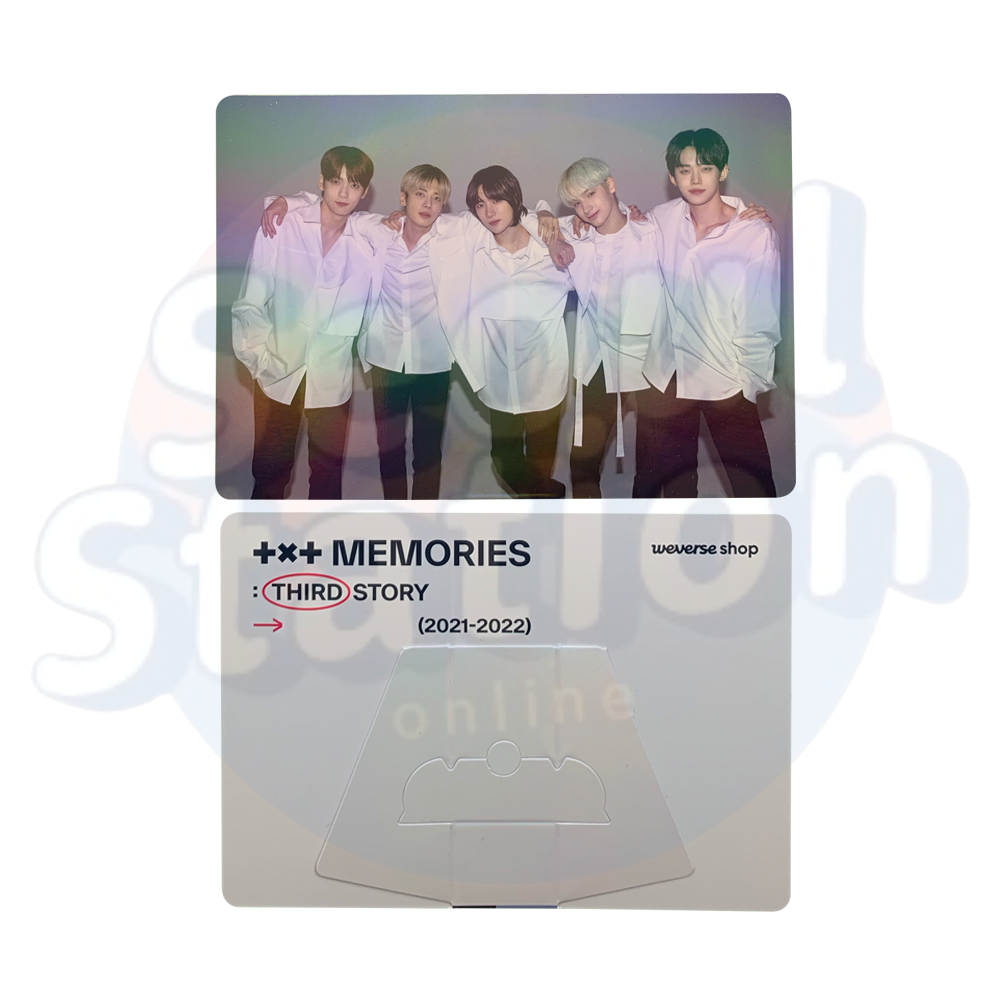 TXT - MEMORIES : THIRD STORY (2021-2022) - WEVERSE Holo Standing Postcard standing
