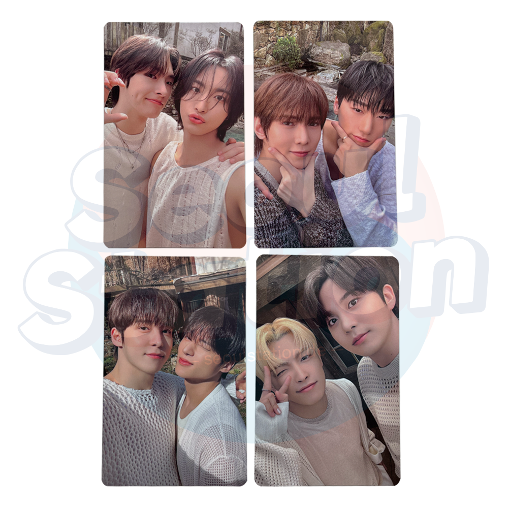 ateez summer photobook トレカ ユニット ソンファ ミンギ ATEEZ 2024 SUMMER PHOTOBOOK Photocard Postcard Slide Film Poster