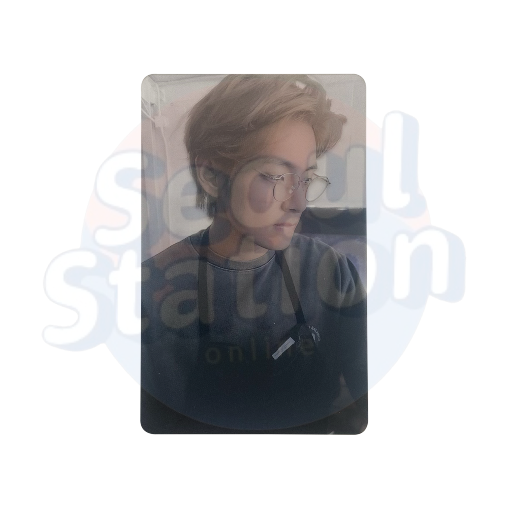 V - LAYOVER - WEVERSE See-Through PVC Photo Card Black