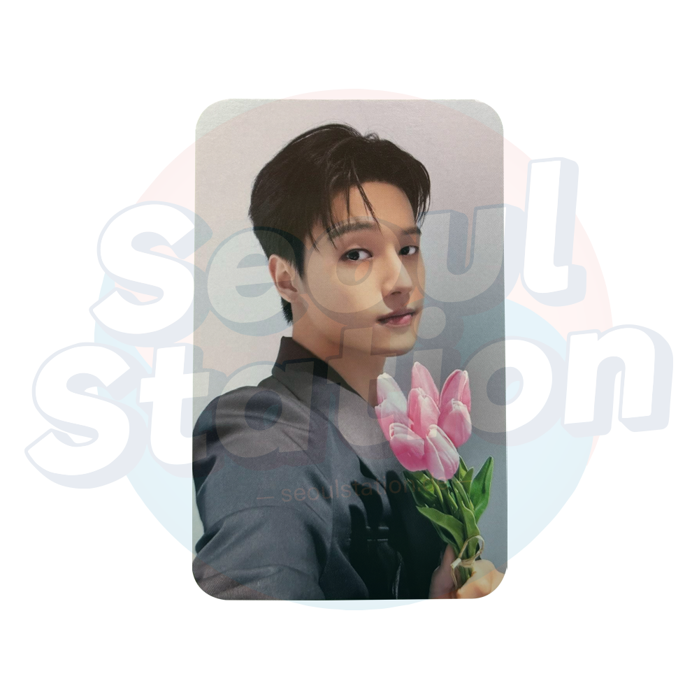 ATEEZ - GOLDEN HOUR Part.1 - TokToQ Poca Ver. Photo Card (Red Back) Wooyoung