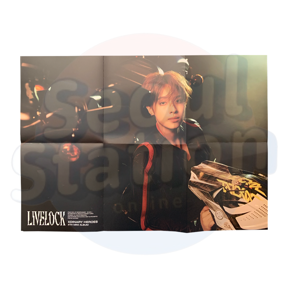 Xdinary Heroes - LIVELOCK - Folded Poster gaon