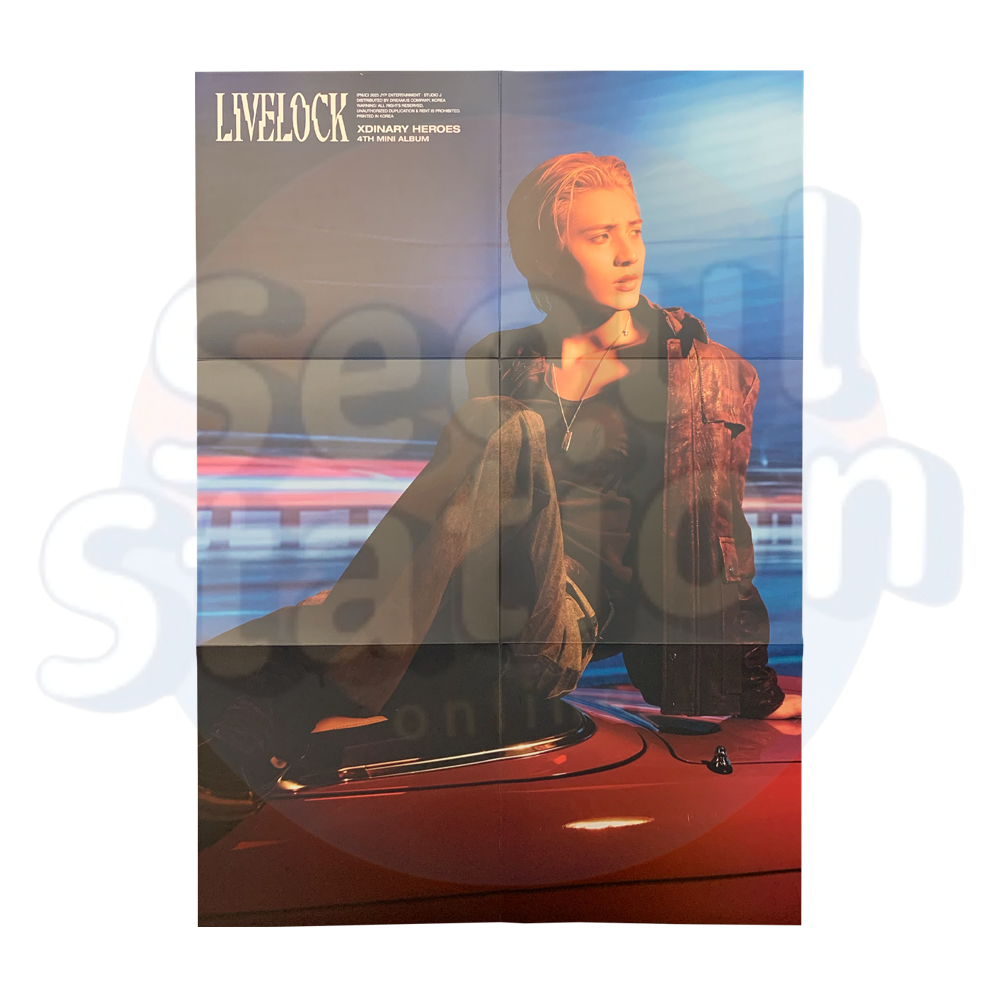 Xdinary Heroes - LIVELOCK - Folded Poster jooyeon