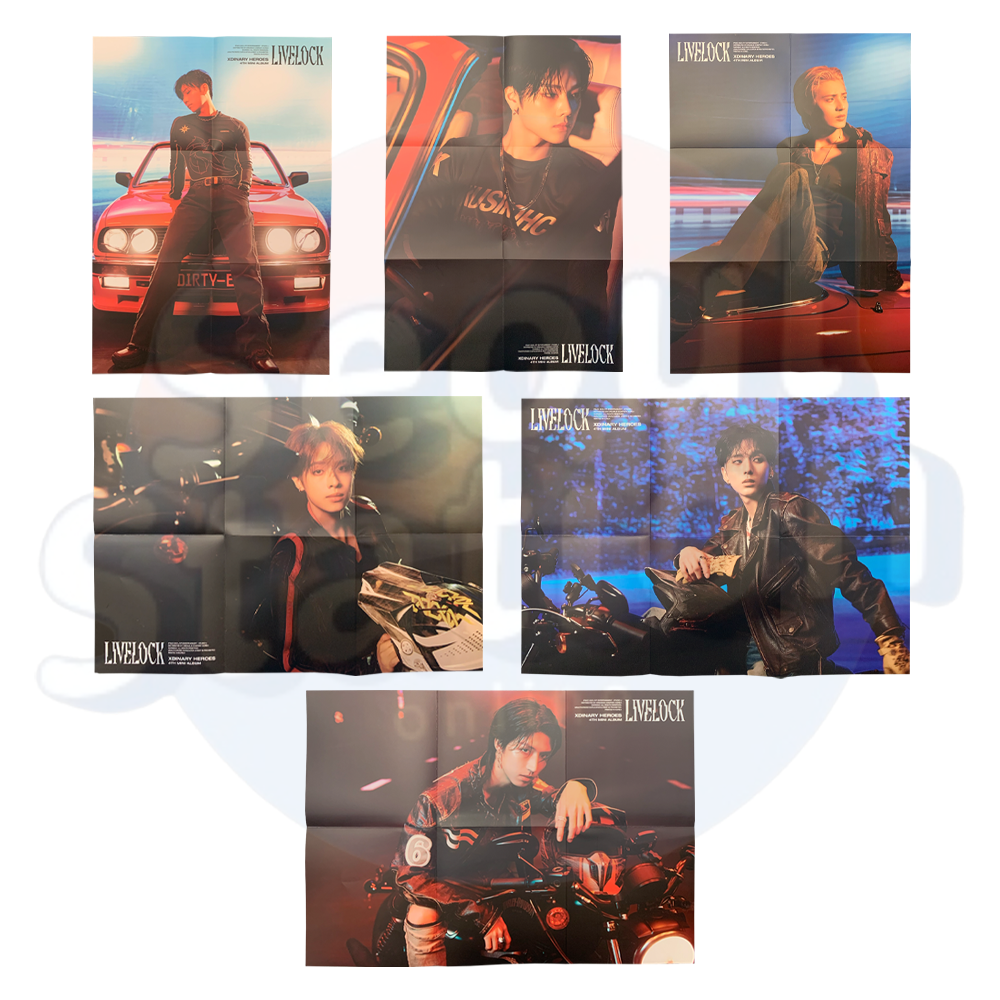 Xdinary Heroes - LIVELOCK - Folded Poster