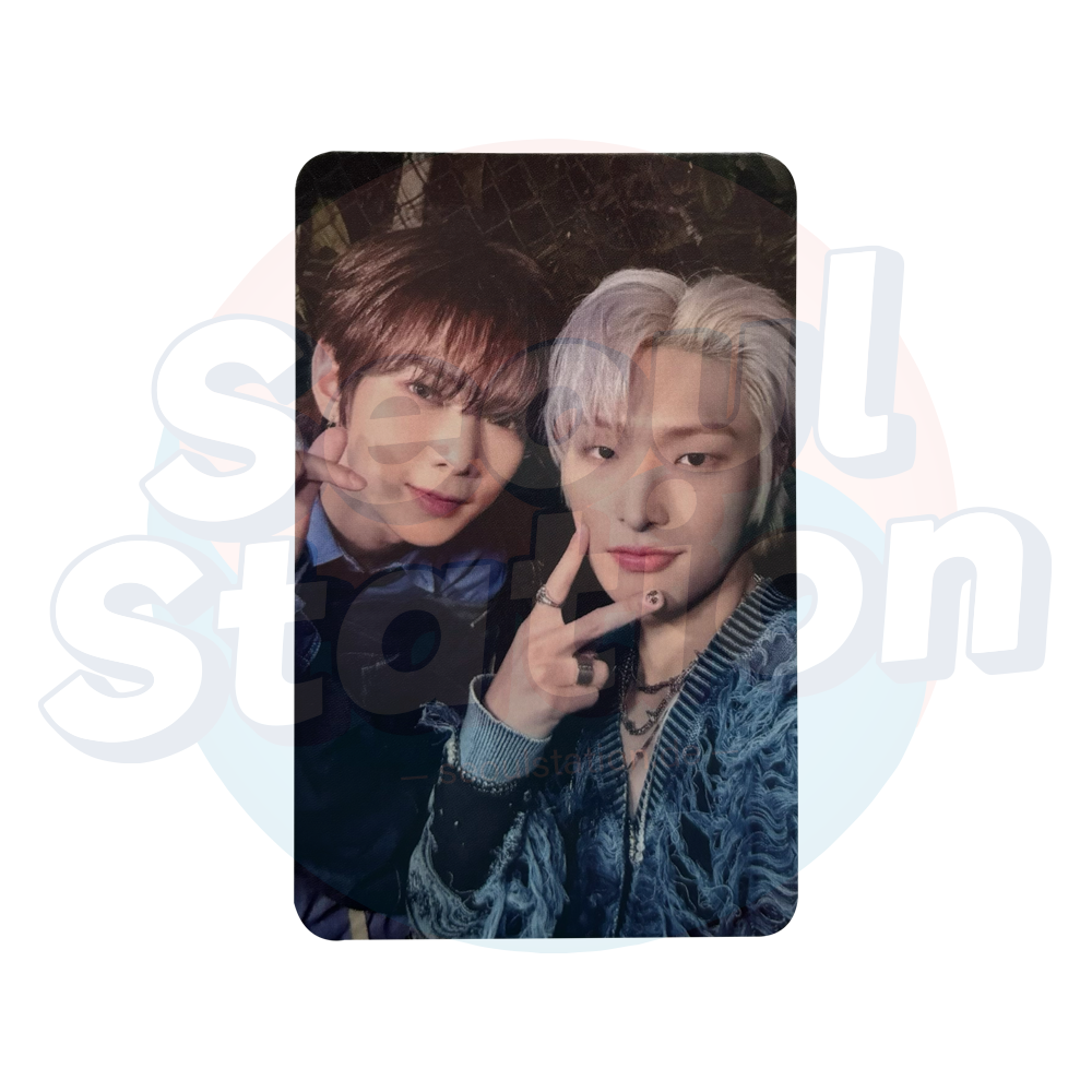 ATEEZ - GOLDEN HOUR Part.1 - Soundwave Lucky Draw Unit Photo Card (Blue Back) Yeosang Mingi