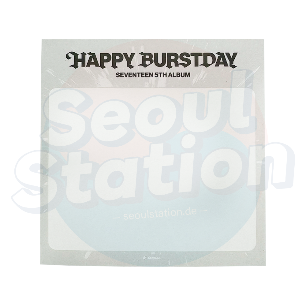 SEVENTEEN - HAPPY BURSTDAY - Post-It Block