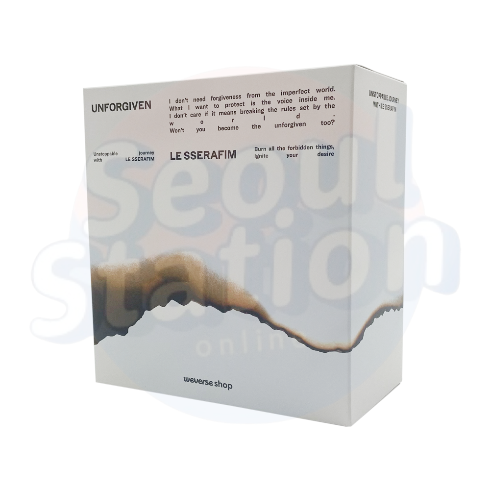 LE SSERAFIM - UNFORGIVEN - Compact Ver. WEVERSE Album Case