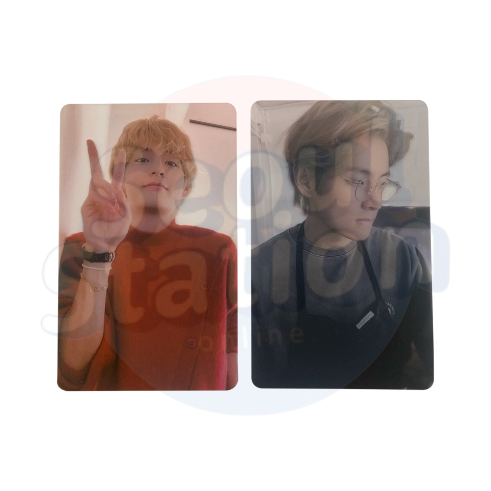 V (BTS) - 1st Solo Album 'LAYOVER' - WEVERSE Transparent PVC